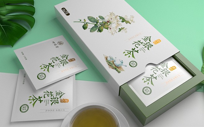 草本茶香，雅致呈现——坤禧堂代用茶包装设计赏析 | 刘益铭原创